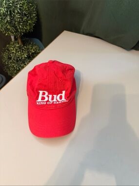 Budweiser "Bud" Red Baseball Cap